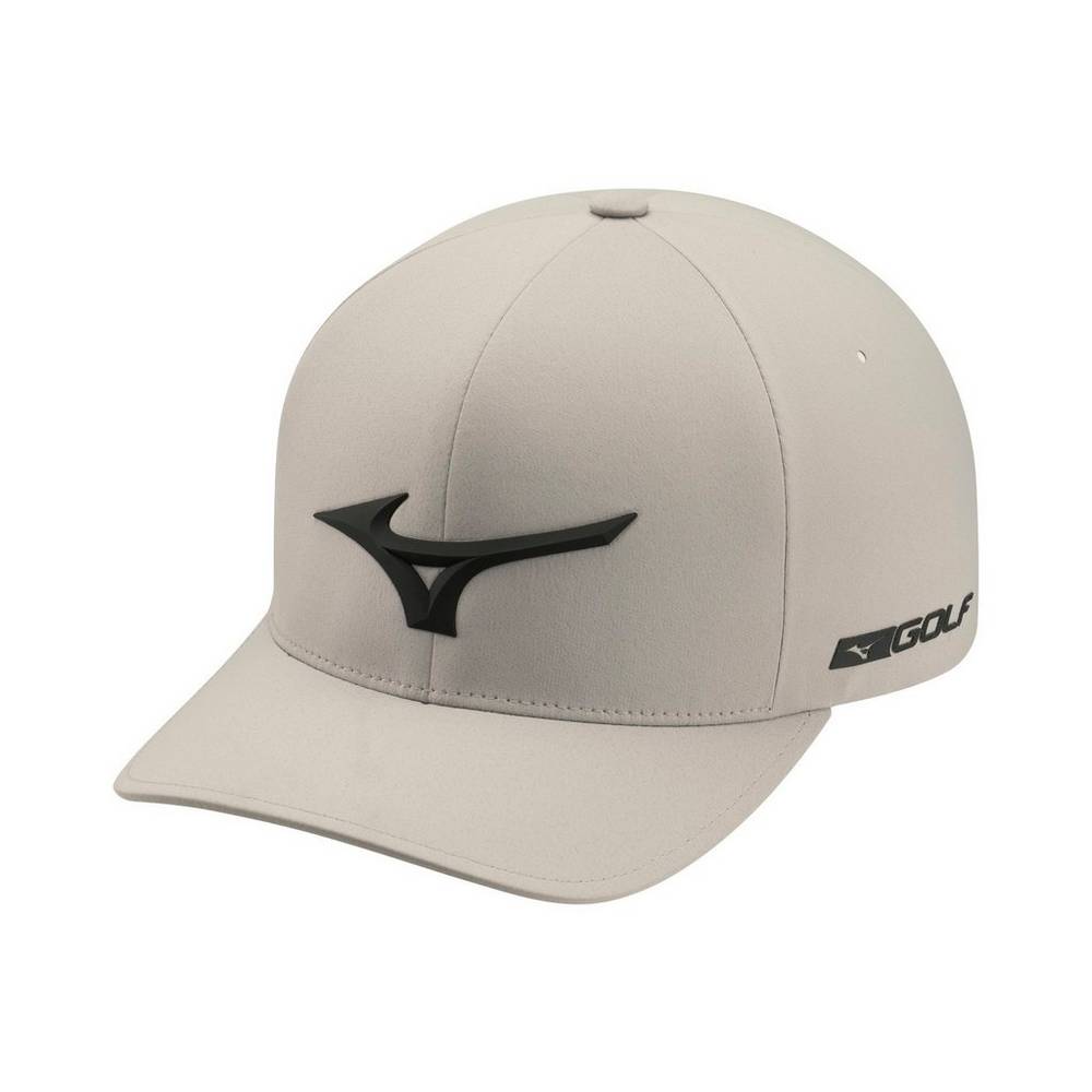 Panske Čiapky Mizuno Tour Delta Fitted Siva Vypredaj KWVQ39628
